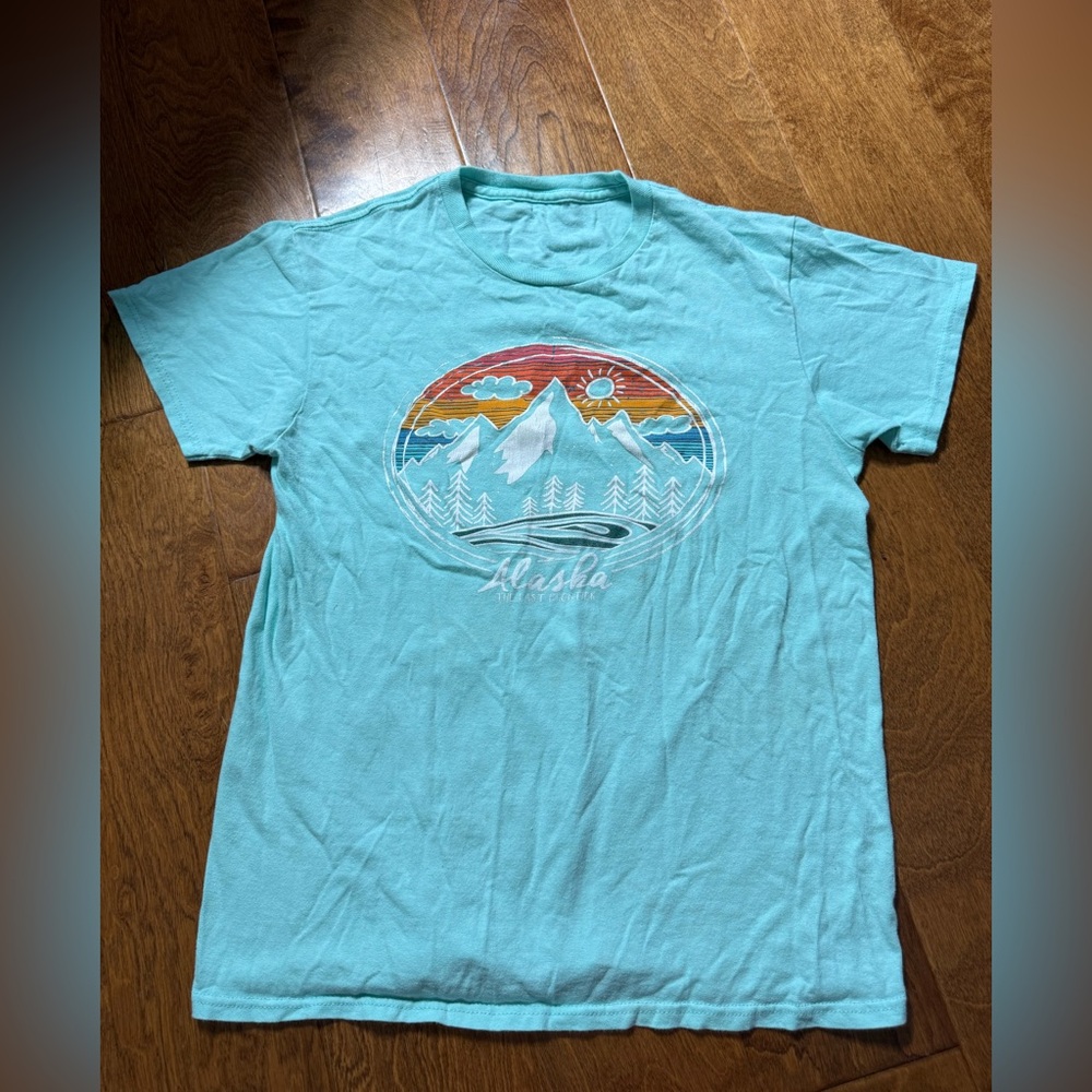 Teal Graphic T-Shirt